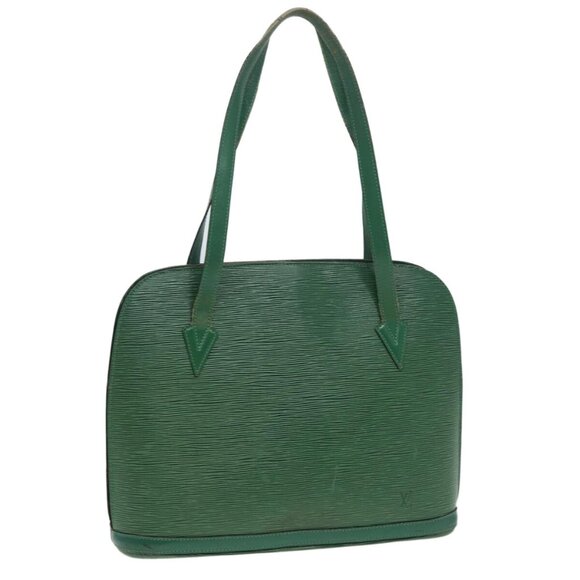 LOUIS VUITTON Epi Lussac Shoulder Bag Green M52284 LV Auth 83877 - Picture 1 of 16